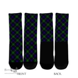 ScotsTee Shop Scottish MacThomas Modern Clan Tartan Socks For Men & Women