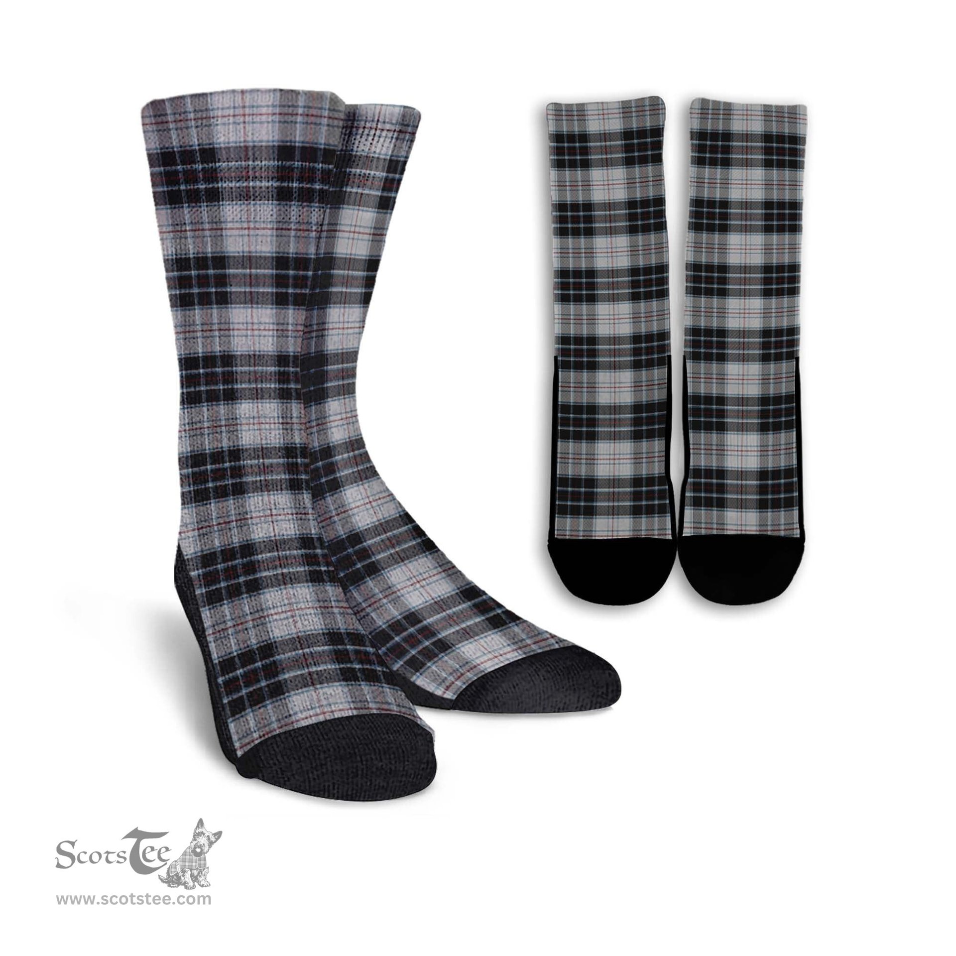 ScotsTee Shop Scottish MacRae Dress Clan Tartan Socks For Men & Women