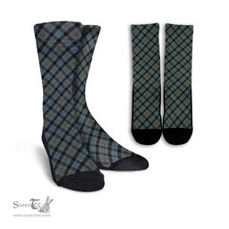 ScotsTee Shop Scottish Ogilvie (Ogilvy) Hunting Clan Tartan Socks For Men & Women