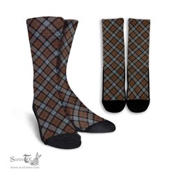 ScotsTee Shop Scottish MacLaren Weathered Clan Tartan Socks For Men & Women