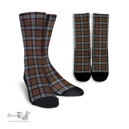 ScotsTee Shop Scottish MacLaren Weathered Clan Tartan Socks For Men & Women