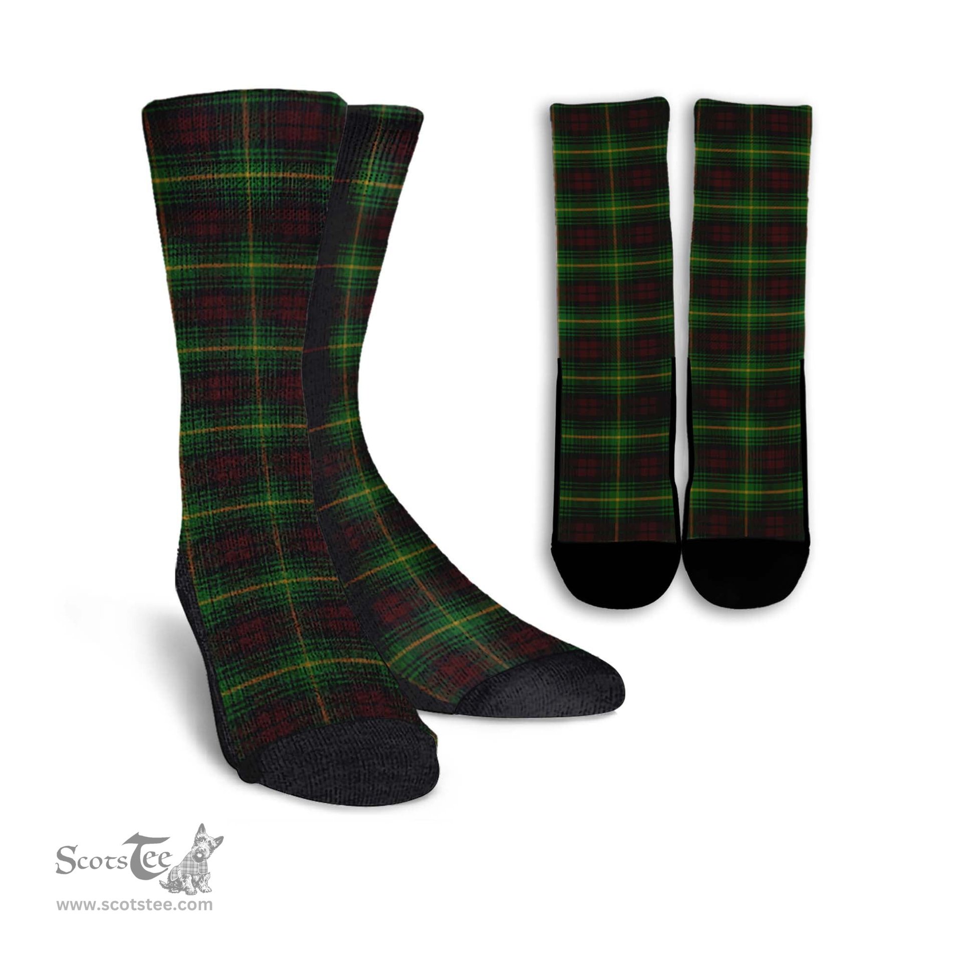ScotsTee Shop Scottish Martin Clan Tartan Socks For Men & Women