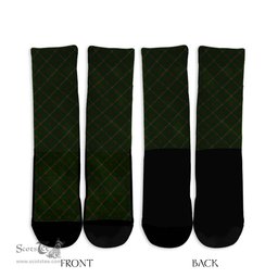 ScotsTee Shop Scottish MacKinnon Hunting Clan Tartan Socks For Men & Women