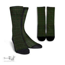 ScotsTee Shop Scottish MacKinnon Hunting Clan Tartan Socks For Men & Women
