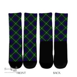 ScotsTee Shop Scottish MacIntyre Hunting Modern Clan Tartan Socks For Men & Women