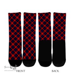 ScotsTee Shop Scottish MacLachlan Modern Clan Tartan Socks For Men & Women