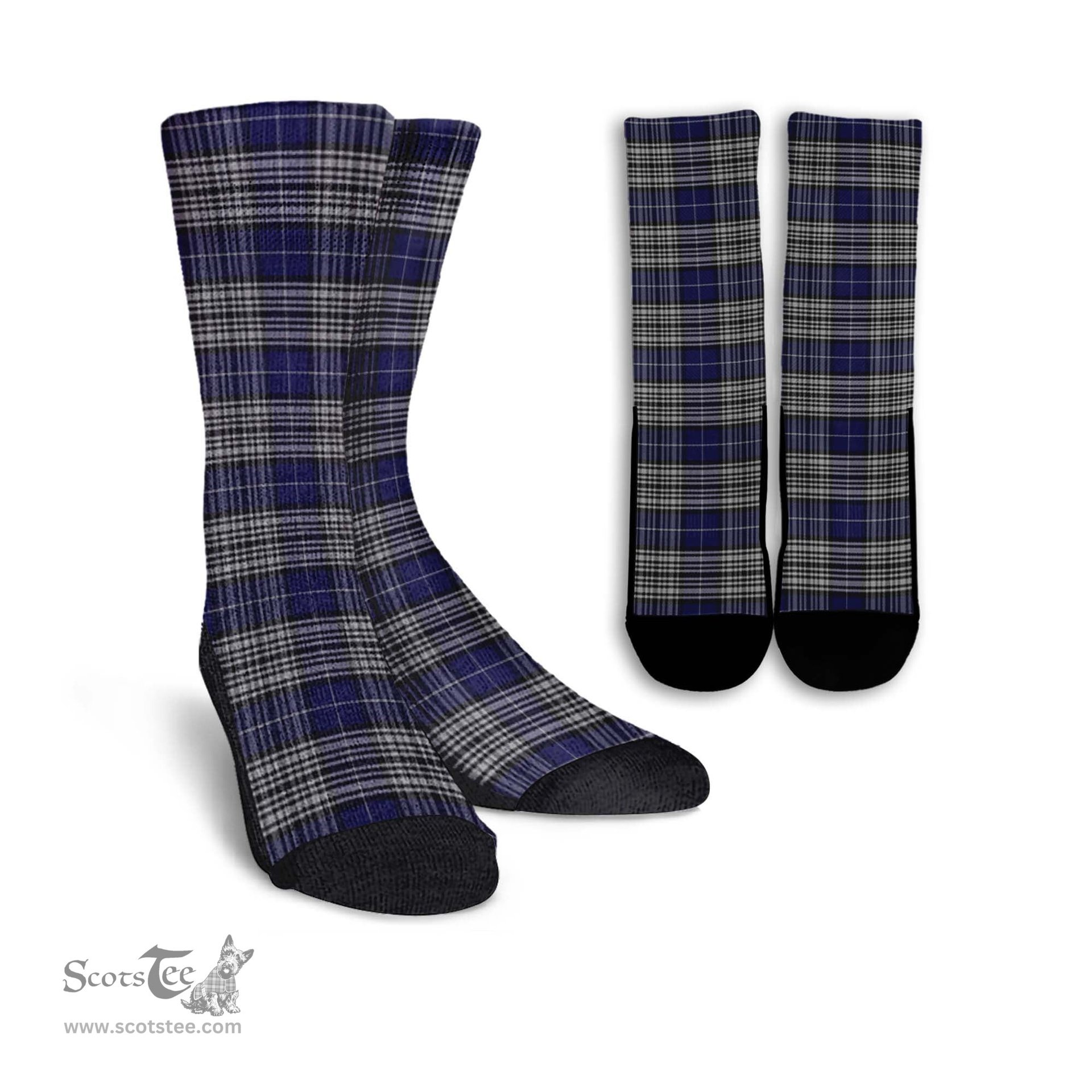 ScotsTee Shop Scottish Napier Clan Tartan Socks For Men & Women