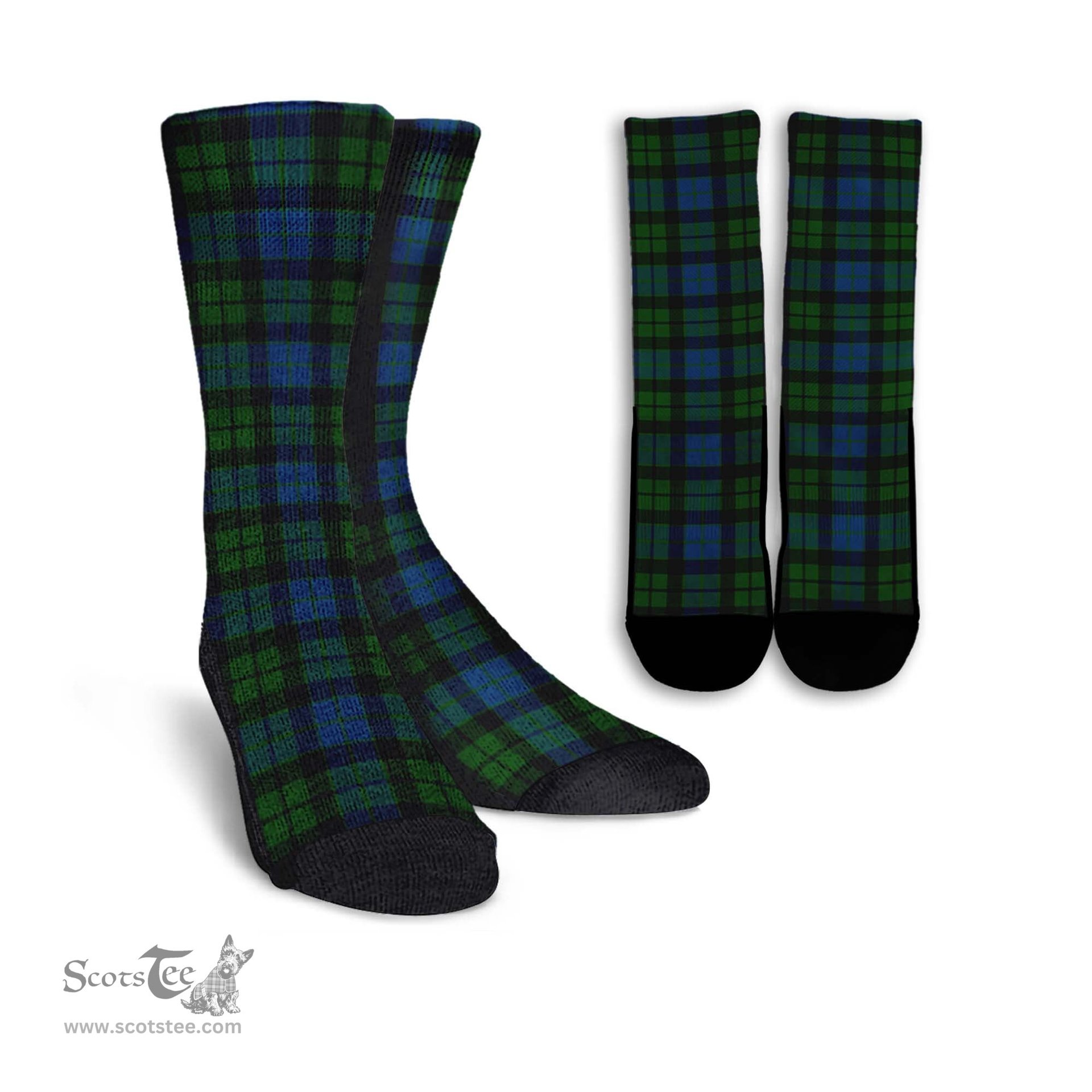 ScotsTee Shop Scottish MacKie Clan Tartan Socks For Men & Women