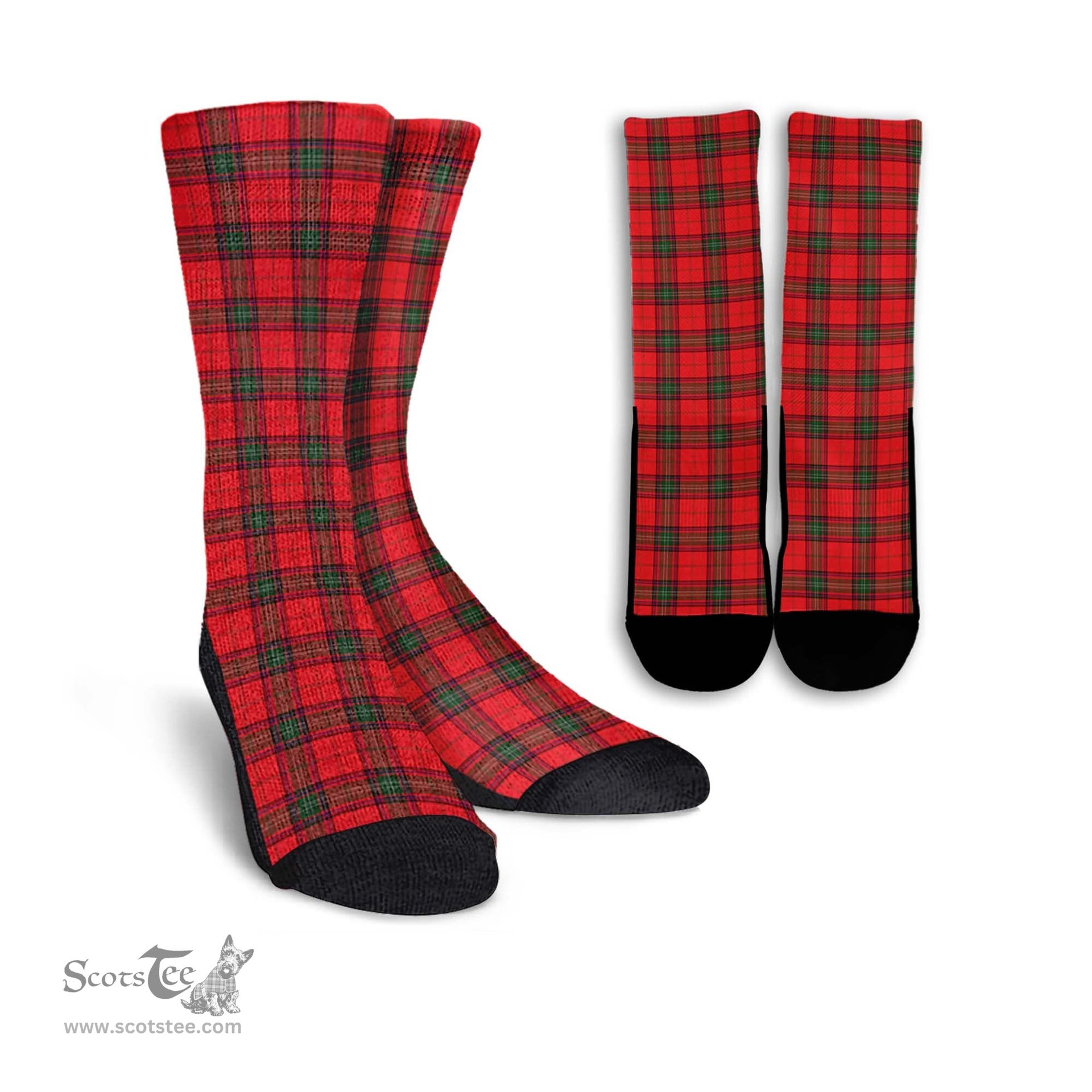 ScotsTee Shop Scottish Seton Modern Clan Tartan Socks For Men & Women