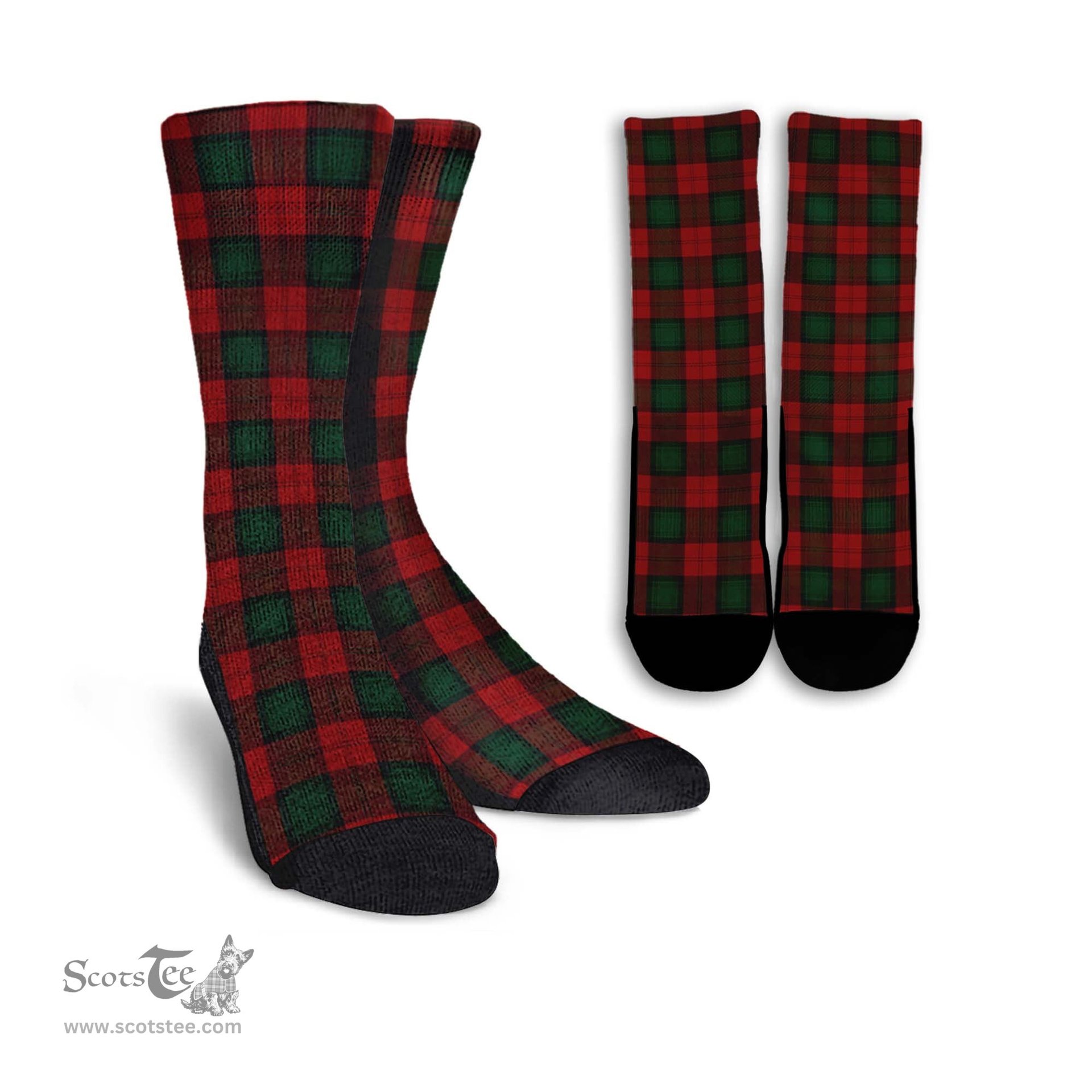 ScotsTee Shop Scottish Stewart of Atholl Clan Tartan Socks For Men & Women