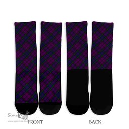 ScotsTee Shop Scottish Wardlaw Clan Tartan Socks For Men & Women