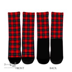 ScotsTee Shop Scottish Ruthven Modern Clan Tartan Socks For Men & Women