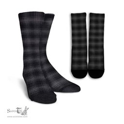 ScotsTee Shop Scottish Stewart Mourning Clan Tartan Socks For Men & Women