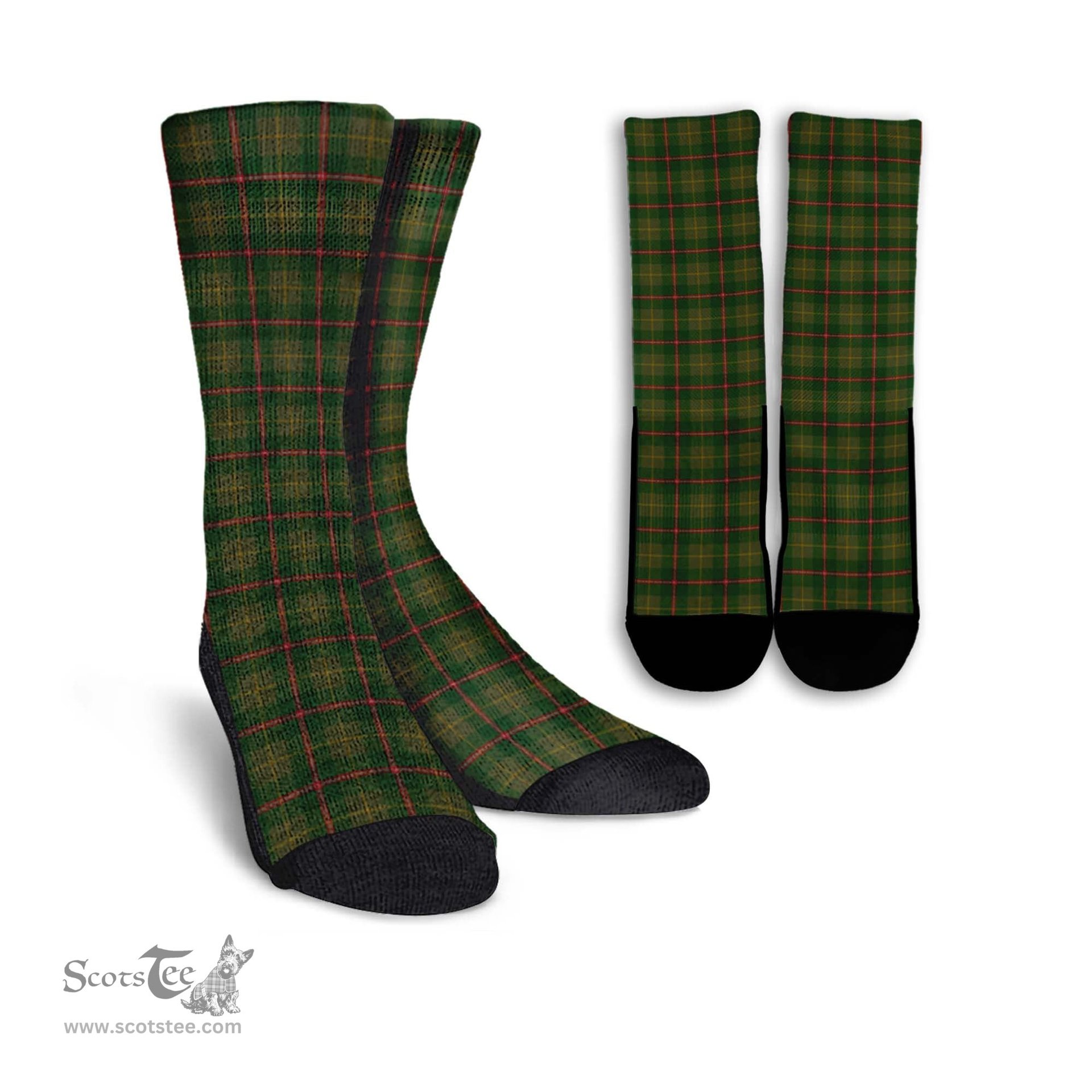 ScotsTee Shop Scottish Symington Clan Tartan Socks For Men & Women