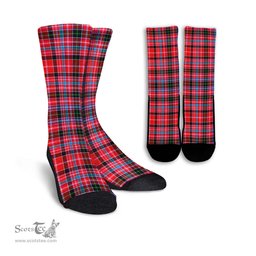 ScotsTee Shop Scottish Udny Clan Tartan Socks For Men & Women
