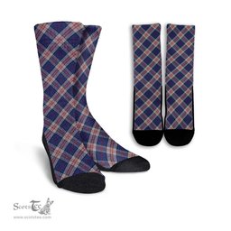 ScotsTee Shop Scottish Stewart of Appin Hunting Dress Clan Tartan Socks For Men & Women