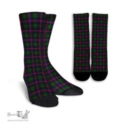 ScotsTee Shop Scottish Urquhart Modern Clan Tartan Socks For Men & Women