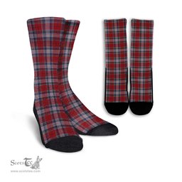 ScotsTee Shop Scottish Warden Clan Tartan Socks For Men & Women