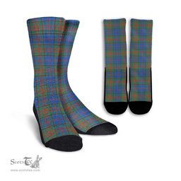 ScotsTee Shop Scottish Stewart of Appin Hunting Ancient Clan Tartan Socks For Men & Women