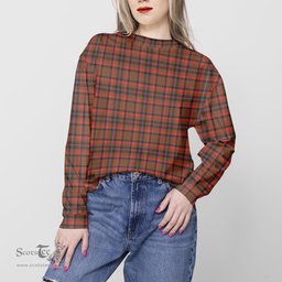 ScotsTee Shop Scottish Cumming Hunting Weathered Clan Plaid Tartan Sweatshirt