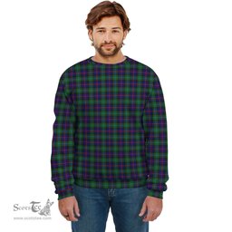 ScotsTee Shop Scottish Campbell of Cawdor Modern Clan Plaid Tartan Sweatshirt