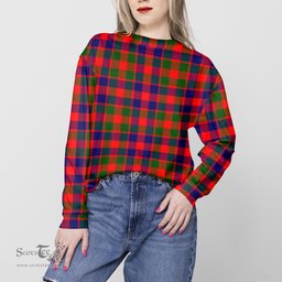 ScotsTee Shop Scottish Gow of Skeoch Clan Plaid Tartan Sweatshirt