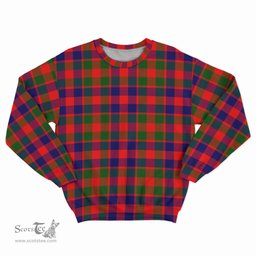 ScotsTee Shop Scottish Gow of Skeoch Clan Plaid Tartan Sweatshirt