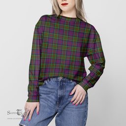 ScotsTee Shop Scottish MacDonald of Clan Ranald Modern Clan Plaid Tartan Sweatshirt