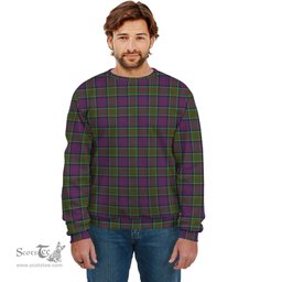 ScotsTee Shop Scottish MacDonald of Clan Ranald Modern Clan Plaid Tartan Sweatshirt