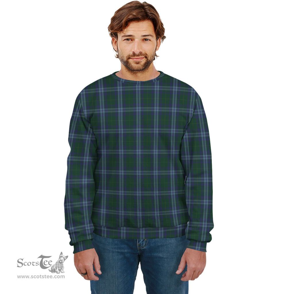 ScotsTee Shop Scottish Jones of Wales Clan Plaid Tartan Sweatshirt
