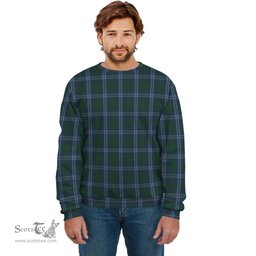 ScotsTee Shop Scottish Jones of Wales Clan Plaid Tartan Sweatshirt