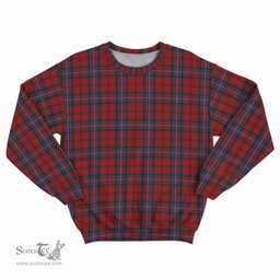 ScotsTee Shop Scottish Kelly of Sleat Red Clan Plaid Tartan Sweatshirt