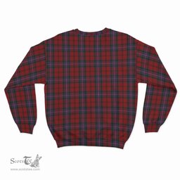 ScotsTee Shop Scottish Kelly of Sleat Red Clan Plaid Tartan Sweatshirt
