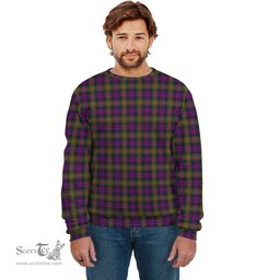 ScotsTee Shop Scottish MacDonell of Glengarry Modern Clan Plaid Tartan Sweatshirt
