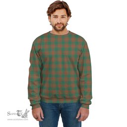ScotsTee Shop Scottish Menzies Green Ancient Clan Plaid Tartan Sweatshirt