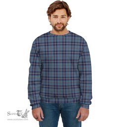 ScotsTee Shop Scottish MacRae of America Clan Plaid Tartan Sweatshirt