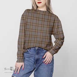 ScotsTee Shop Scottish MacIntyre Hunting Weathered Clan Plaid Tartan Sweatshirt