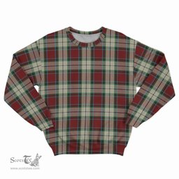 ScotsTee Shop Scottish Rose White Dress Clan Plaid Tartan Sweatshirt