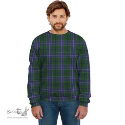 ScotsTee Shop Scottish Wishart Hunting Clan Plaid Tartan Sweatshirt