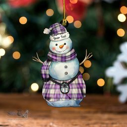 ScotsTee Shop Scottish Payne Dress Ancient Tartan Ornament Snowman Warrior Personalized