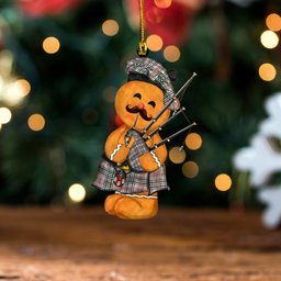 ScotsTee Shop Scottish Shaw Women's Dress Modern Clan Crest Tartan Ornament Gingerbread Bagpipe Personalized