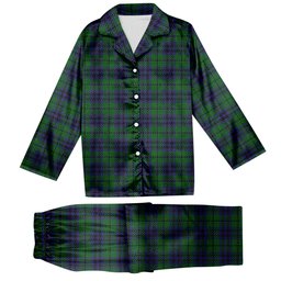 ScotsTee Shop Scottish Austin Tartan Pajama Satin Velvet Flannel Pajama Set