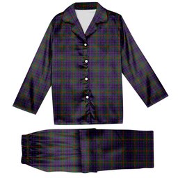 ScotsTee Shop Scottish Austin Wilsons No 137 Tartan Pajama Satin Velvet Flannel Pajama Set