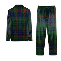 ScotsTee Shop Scottish Ayton Tartan Pajama Satin Velvet Flannel Pajama Set