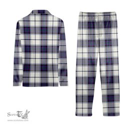 ScotsTee Shop Scottish Alexander of Menstry Dress Modern Tartan Pajama Satin Velvet Flannel Pajama Set