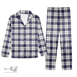ScotsTee Shop Scottish Alexander of Menstry Dress Modern Tartan Pajama Satin Velvet Flannel Pajama Set