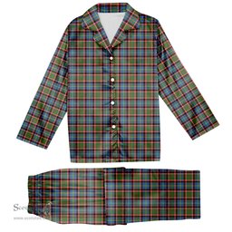 ScotsTee Shop Scottish Aikenhead Tartan Pajama Satin Velvet Flannel Pajama Set