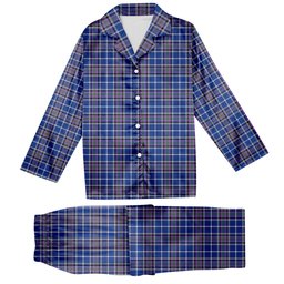 ScotsTee Shop Scottish Alexander of Menstry Ancient Tartan Pajama Satin Velvet Flannel Pajama Set