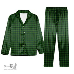 ScotsTee Shop Scottish Arthur Tartan Pajama Satin Velvet Flannel Pajama Set