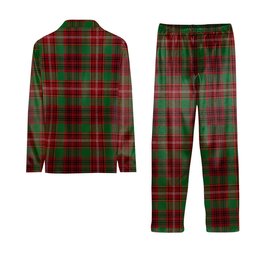 ScotsTee Shop Scottish Ainslie Ancient Tartan Pajama Satin Velvet Flannel Pajama Set